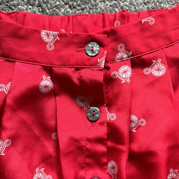 Xhiliration Red Bicycle Skirt - Picture 2 of 6